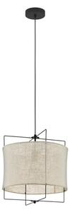 VISILICA 1xE27 CRNA/ TEKSTIL NATUR BRIDEKIRK 43292