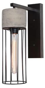 ZIDNA LAMPA E27 MAX 40W CONCRETE METAL BLACK ZA1661