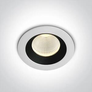BIJELA/CRNA UGRADBENA SVJETILJKA LED 3W WW 350mA DARK LIGHT DM10103E/W/B/W