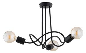 Nadgradni luster WINGO 3xE27/15W/230V crna
