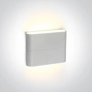 ZIDNA SVJETILJKA LED/2x3W/3000K/2x210lm/230V/IP54 BIJELA DM67376/W/W