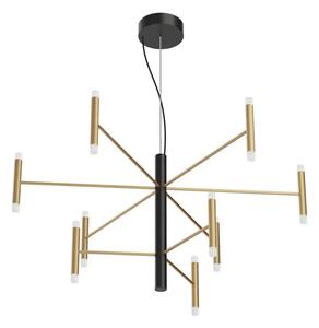 PERLA VISEĆA SVJETILJKA IP20/5576lm/3000K CRNA,Brushed ZLATNA LL9753