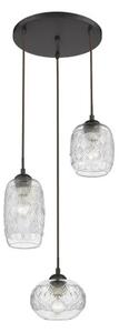 LUSTER DEVON E27 3X40W SMEĐI METAL NL938228#