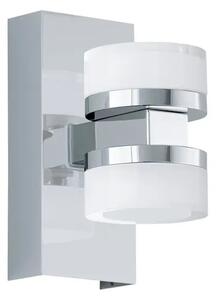 ZIDNA LAMPA 2xLED 2X7,2W, 2X570lm, KROM/BIJELA ROMENDO 1 96541
