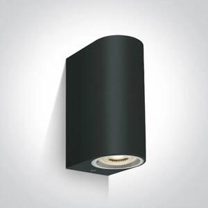 ZIDNA SVJETILJKA 2XGU-10 IP65 CRNA DM67142G/B