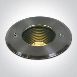 UGRADBENA VANJSKA PODNA SVJETILJKA COB LED 15W WW 20deg 230V SS316L IP67 DM69070C/W