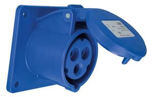 282-311 Industrijska utičnica s poklopcem standard IEC 309 16 A 250 V ~ 3P IP44, 3858890444346