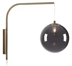 DIONE ZIDNA SVJETILJKA SMOKE/ANTIQUE BRASS E14 MA108419