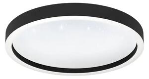 PLAFONJERA 1xLED 17,8W, RGB-BIJELA, PROM 420, CRNA/KRISTAL EF. MONTEMORELOS-Z 900411