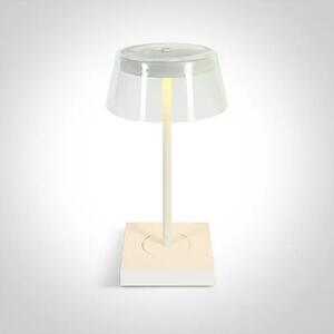 STOLNA LAMPA LED 2,5W PUNJIVA PREKO USB IP65 DIMM BIJELA DM61090/W