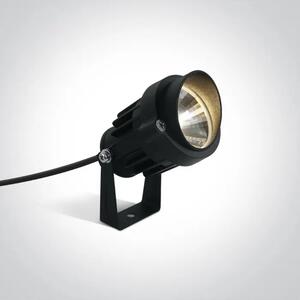 REFLEKTOR SA ŠILJKOM LED 6W/3000K/380lm IP 65 CRNI DM7068/B/W