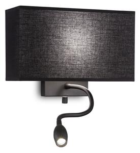 HOTEL ZIDNA LAMPA AP2 ALL CRNA E27/LED ID215709
