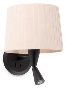 SAMBA BLACK READER ZIDNA SVJETILJKA RIBBONED LAMPSHADE E2 FR64309-35