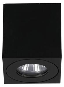 VANJSKA ZIDNA LAMPA 1xGU10, IP44, CRNA KOCKASTA, TORRECOLA 901029