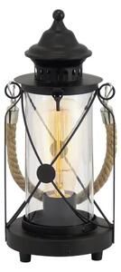 STOLNA LAMPA 1xE27 ČELIK/CRNA BRADFORD 49283