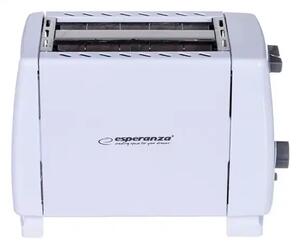 Esperanza EKT001 Toster za 2 Kriške – 600 W, 7 Stupnjeva Pečenja