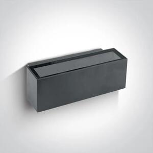 ZIDNA LED SVJETILJKA 2x6W/3000K/2x420lm/230V/IP54 ANTRACIT DM67374A/AN/W