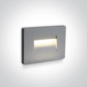 UGRADBENA SVJETILJKA LED/3,6W/3000K/85lm/44°/240V IP65 SIVA DM68064/G/W