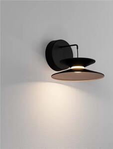 MORFI ZIDNA LAMPA LED /3000K/7W/367Lm/CRNA & ZLATNA NL9416953