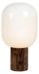 SKENE STOLNA LAMPA BIJELA/BURNED WOOD E27 MA108663