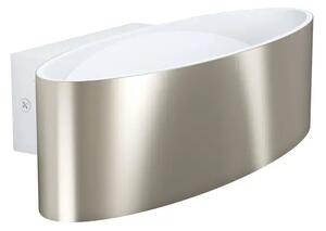 ZIDNA LAMPA 1xLED 10W, 1100lm, SREBRNA/BIJELA MACCACARI 98543