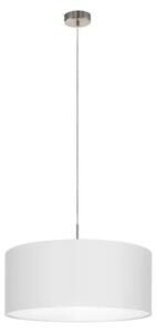 VISILICA 1xE27 fi530 NIKL/MAT, TEKSTIL BIJELA PASTERI 31575