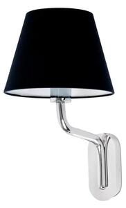 ETERNA CHROME ZIDNA SVJETILJKA E27 15W BLACK SHADE FR24005-12
