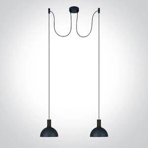 VISILICA 2XE27/10W PROM 200 CRNA DM63140B/B