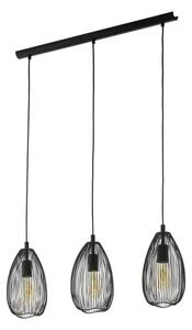 VISILICA 3xE27 CRNA CLEVEDON 49142