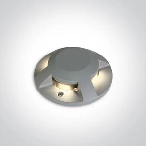 PODNA NADGRADNA SVJETILJKA LED/4×3W/3000K/600lm/230V IP67/IK10 SIVA DM69058C/G/W