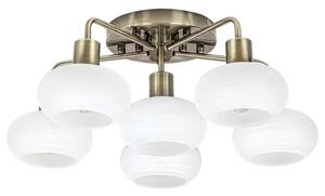 SORINA STROPNA SVJETILJKA E14 6X MAX 40/ANTIÄKI MESING/IP20 RA3918