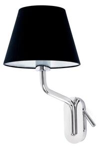 ETERNA CHROME ZIDNA SVJETILJKA E27 15W WITH LEFT READER L FR24007-12