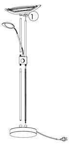 VISILICA 3xLED 3X5W, KROM/STAKLO PROZIRNO MONTEFIO 1 93784