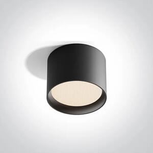 STROPNA SVJETILJKA LED/12W/CCT/1200lm/120°/230V UGR19 fi100×75mm IP44 CRNA DM12112D/B/V