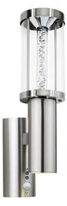 VANSKA ZIDNA LAMPA 1xGU10, 1X3W, SA SENZOROM, INOX/STAKLO TRONO STICK 94128