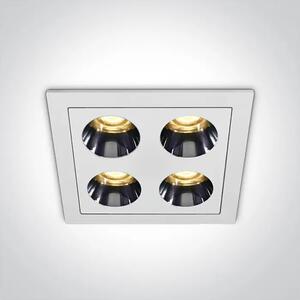 UGRADBENA SVJETILJKA LED 10W WARM WHITE IP20 BIJELA DM50110H/W/W