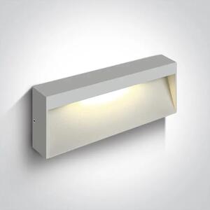 ZIDNA LED SVJETILJKA 6W/3000K/400lm IP54 BIJELA DM67359B/W/W