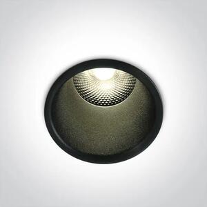 UGRADBENA SVJETILJKA LED/5W/3000K/300lm/24°/230V CRNA DM10105FD/B/W