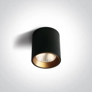 STROPNA SVJETILJKA LED/7W/3000K/500Lm/230V DIMM CRNA DM12107K/B/W