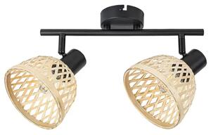 RATTAN REFLEKTOR E14 2X MAX 15/MAT CRNA/IP20 RA3134