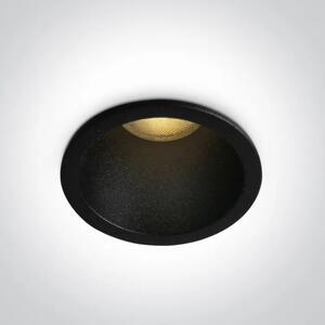 UGRADBENA SVJETILJKA 7W CCTV 230V IP20 DARK LIGHT CRNA DM10107J/B/V