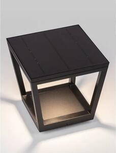 CUPPA SOLARNA LED SVJETILJKA 2W 5V DC 186Lm IP54 3000K + SENZOR CRNA NL9136464