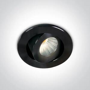 UGRADBENA SVJETILJKA LED/1W-350mA/3W-700mA/3000K/200lm/40° IP20 DIM. CRNA DM11103B/B/W