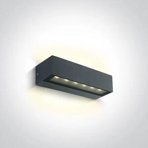 ZIDNA SVJETILJKA LED 2X6W 3000K IP65 ANTRACIT DM67526B1/AN/W