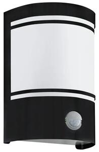 VANJSKA ZIDNA LAMPA 1xE27 SENZOR, CRNA CERNO 99566