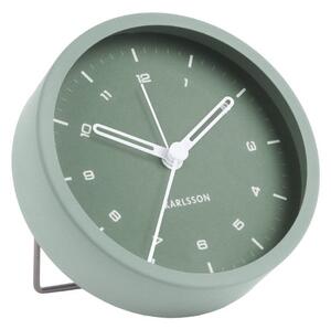 Mint zelena budilica Karlsson Tinge, ø 9 cm