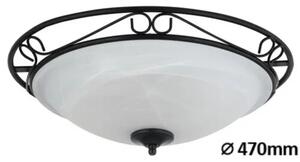 ATHEN STROPNA SVJETILJKA E27 3X MAX 60/CRNA/IP20 RA3723