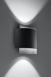 Crna zidna svjetiljka Nice Lamps Forgmi
