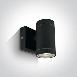 ZIDNA SVJETILJKA 1X35W GU-10 IP54 CRNA DM67130E/B