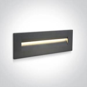 UGRADBENA SVJETILJKA LED/8,5W/3000K/160lm/44°/240V IP65 ANTRACIT DM68066/AN/W